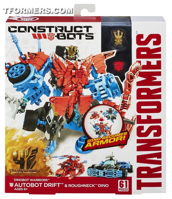 TRANSFORMERS CONSTRUCT BOTS WARRIORS DRIFT & ROUGHNECK A6166 Package (28 of 39)